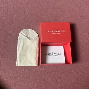 James Avery Gift box and pouch